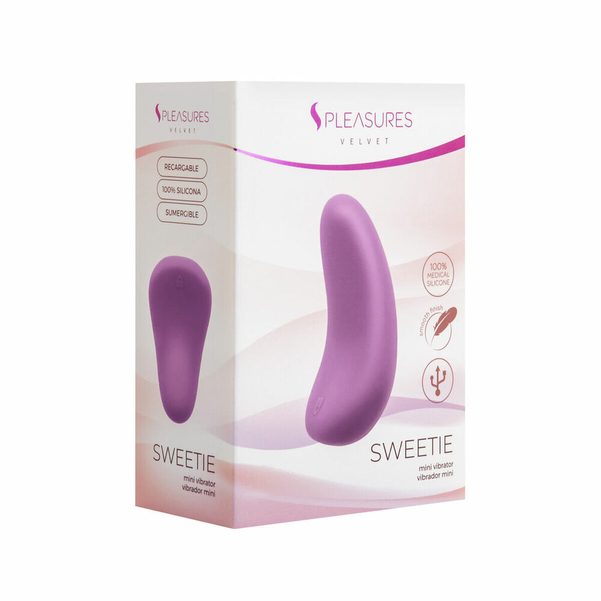 Massajador S Pleasures Velvet Lilás